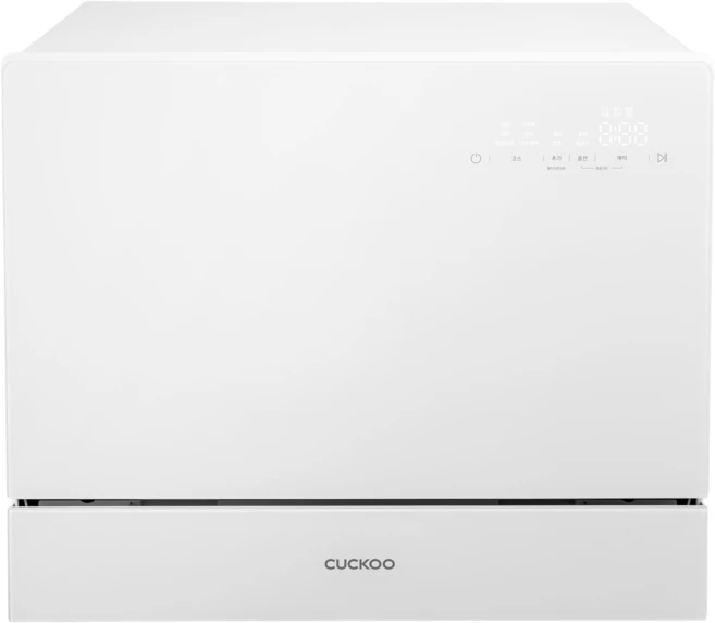 쿠쿠 6인용 인테리어 식기세척기, 전기분해 살균, 자동문열림 건조, 퓨어 화이트 (CDW-CS0620TWE)