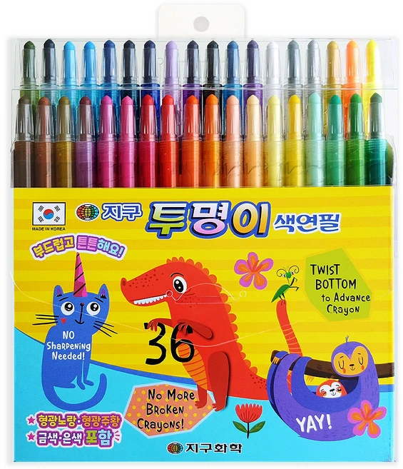 지구화학 투명이 색연필, 36색, 1개