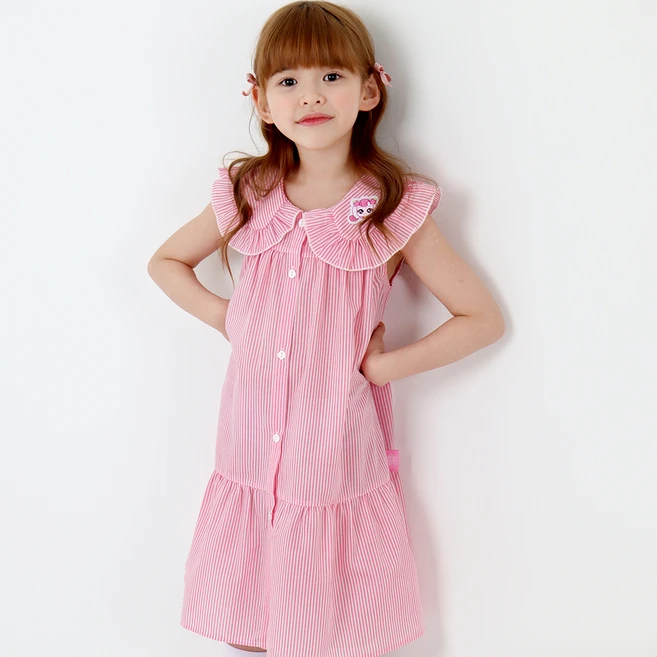 프리미에팜 여아용 캐치! 티니핑 하츄핑 빅카라 우븐 원피스