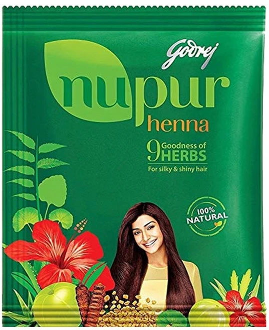 인도 누푸르 천연 새치 헤나 염색약 400g, 1개