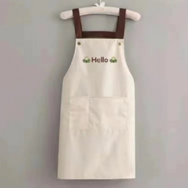 케이디코 헬로 방수 앞치마, 아이보리, 1개