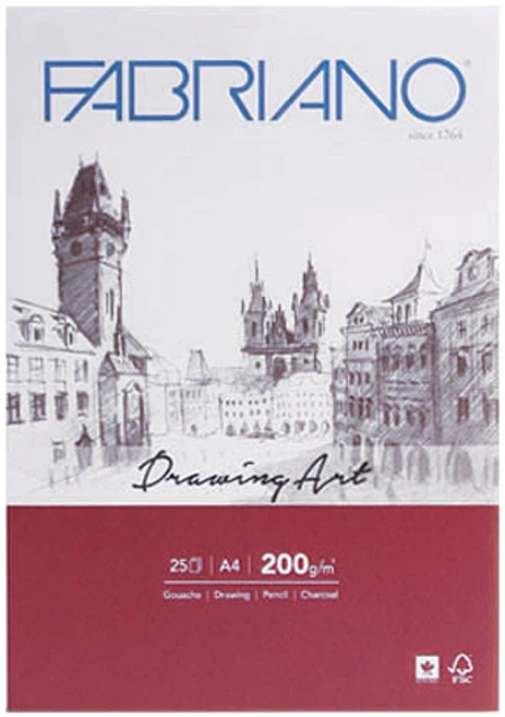 파브리아노 드로잉아트 패드 CT02 A4 200g, 1개
