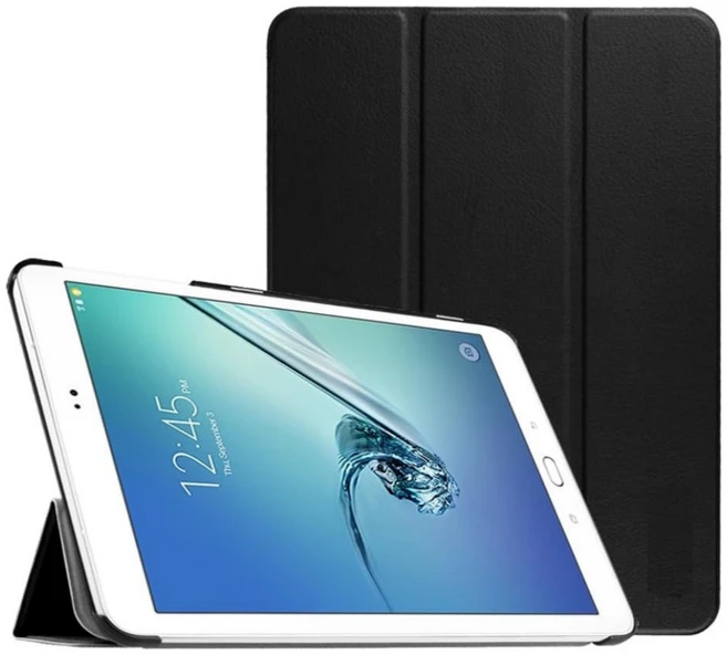 갤럭시탭S2 9.7인치 케이스 북커버 SM-T810 T810N T813 T813N T815 T815N 케이스나라, 블랙, 1개