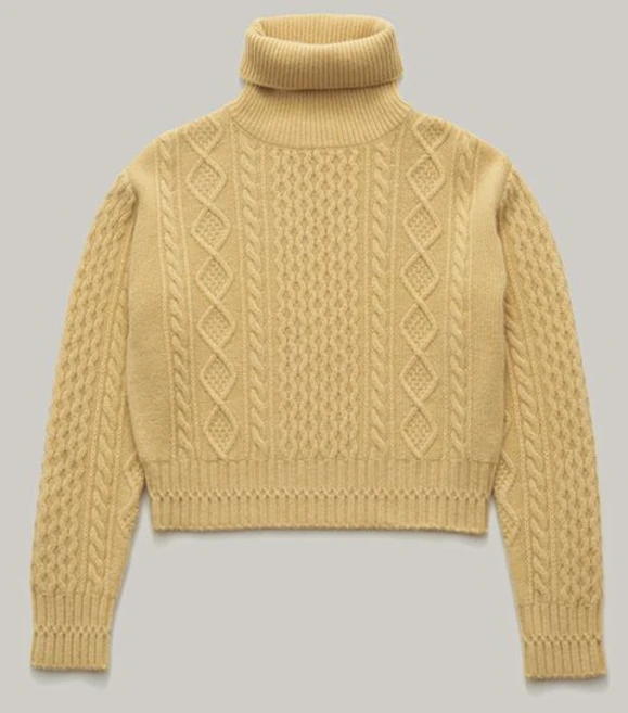 샵엠 sonda cashmere sweater (yellow)
