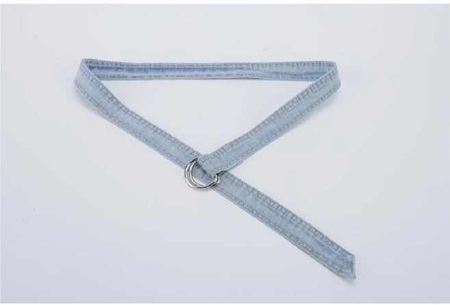 여성용 데님벨트 허리띠 색상맞춤 청바지 청치마