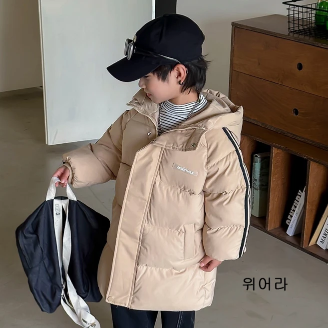 홈브라운 아동용 웰론 롱패딩