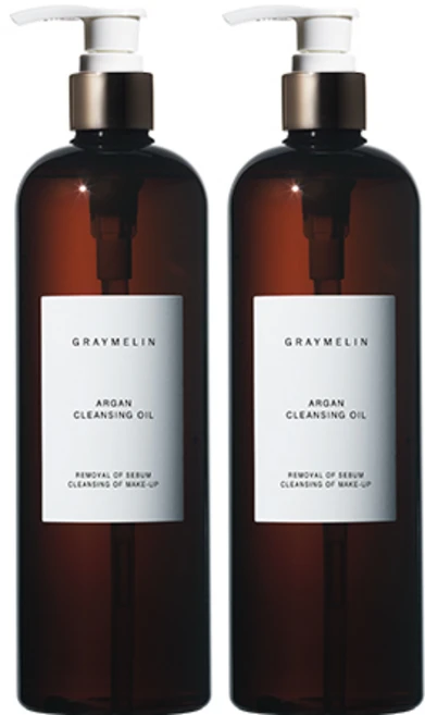 그레이멜린 아르간 클렌징 오일, 500ml, 2개