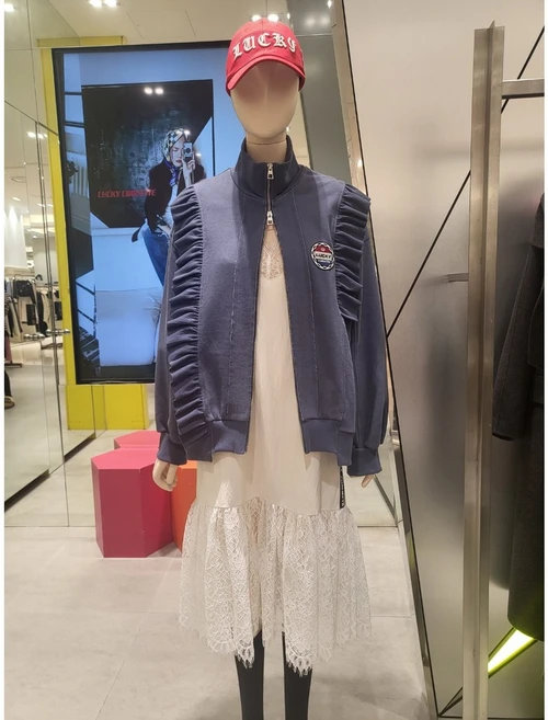 럭키슈에뜨 레이스 슬립형 미니 원피스 LFDAS25110 544237