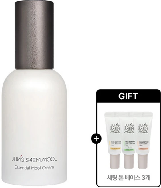 정샘물 에센셜 물 크림 50ml(+스킨세팅 베이스 5ml 3종 증정), 50g, 1개