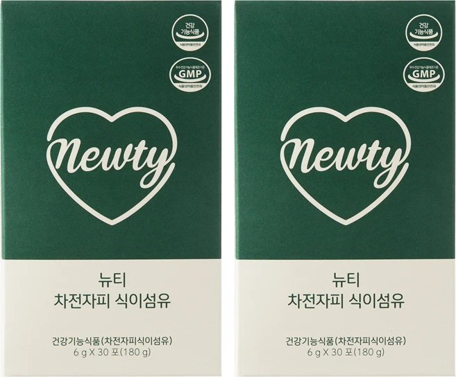 랩앤뷰티 뉴티 차전자피 식이섬유 6g 30p, 180g, 2개