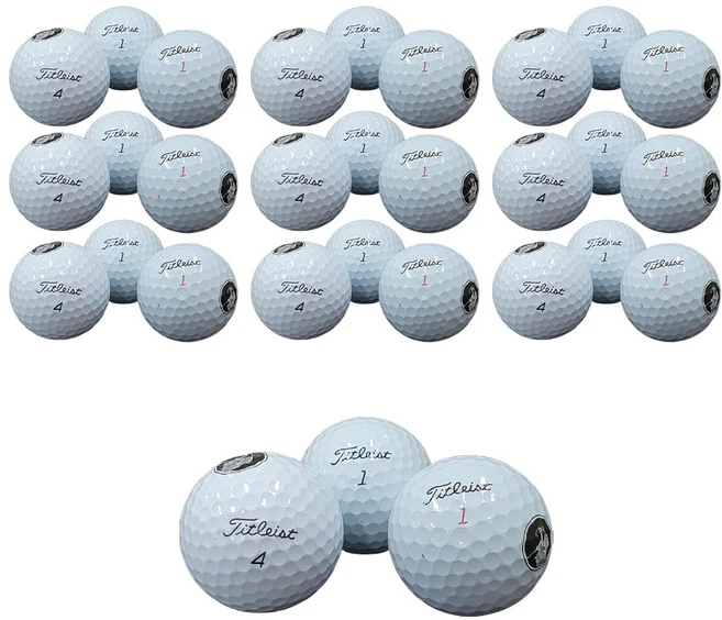 타이틀리스트 PROV1 PROV1X 로스트볼 캐릭터인쇄혼합, 화이트, 30개입, 1개