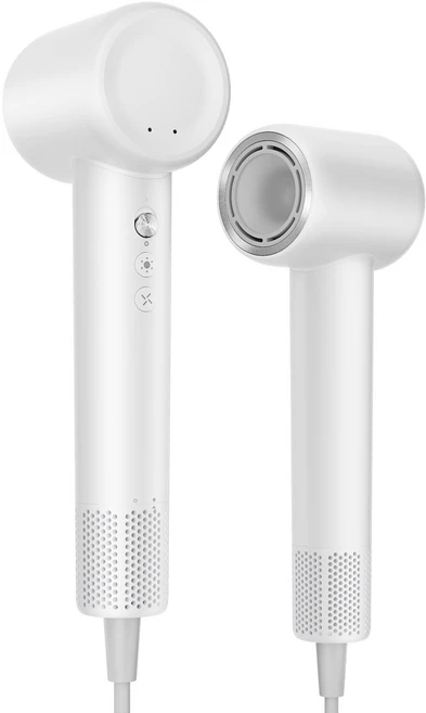 AIRYES BLDC 초고속 음이온 초경량 헤어 드라이기 1300w, 화이트