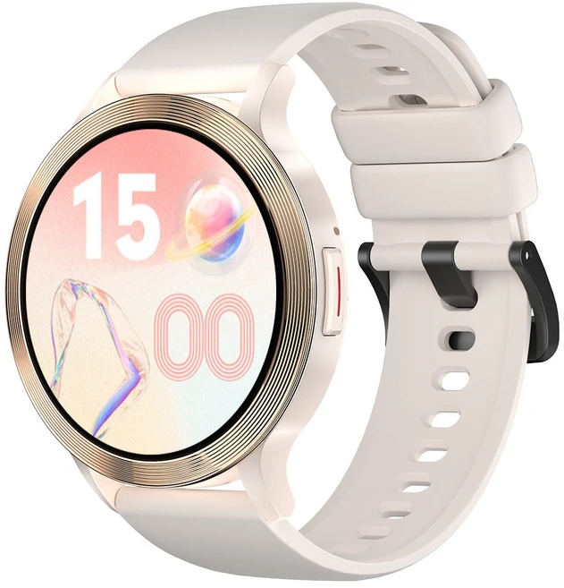 통화 스마트워치 S5 고화질 블루투스 손목시계, 골드, 3.5cm, GPS + 블루투스