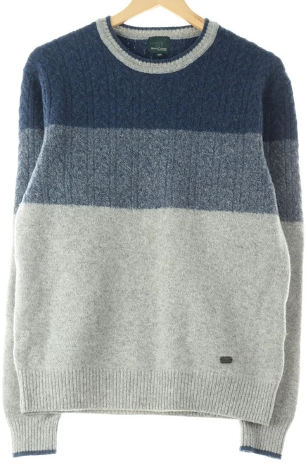 (XL)헨리코튼 니트 오염 컬러믹스 올드스쿨14