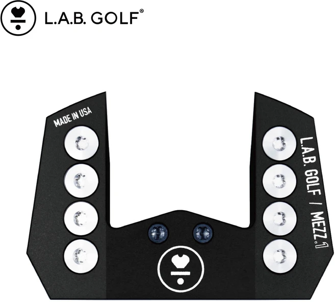 랩골프 LAB MEZZ.1 블랙 말렛 제로토크 골프 퍼터, 33도