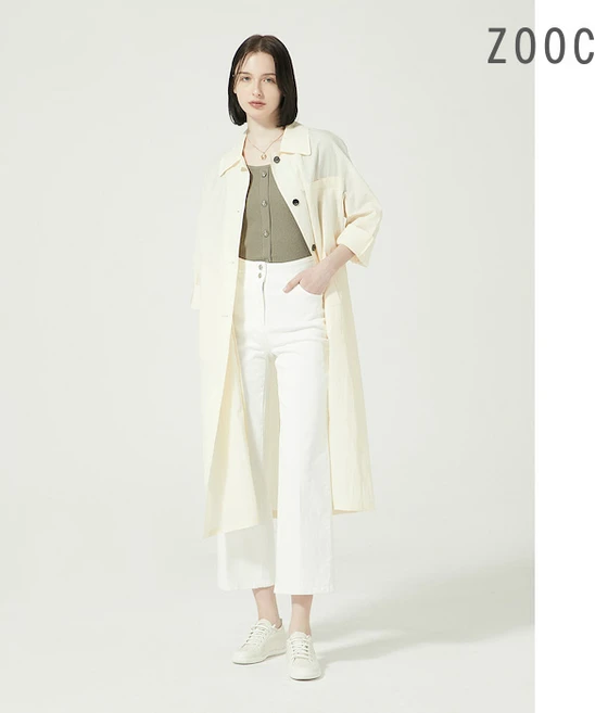 주크 오버사이즈 발마칸 트렌치 코트 CR Z232MSI004