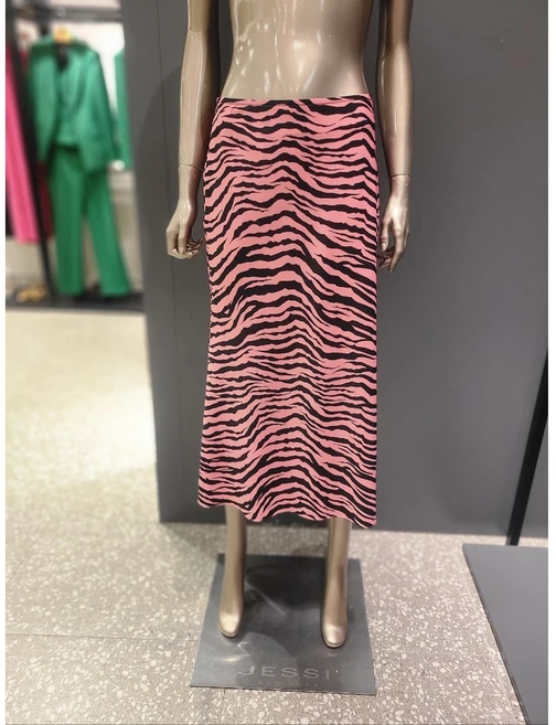 제시뉴욕 신구로점 지브라 옆트임 롱스커트 JD3-NSSP1061