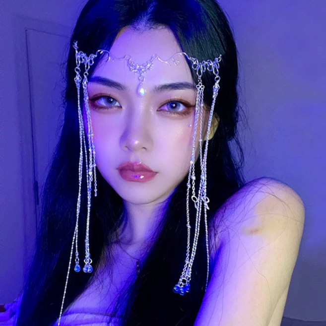 페이스체인 물방울 드롭 오로라 팬싸템 아이돌 공연 코스프레