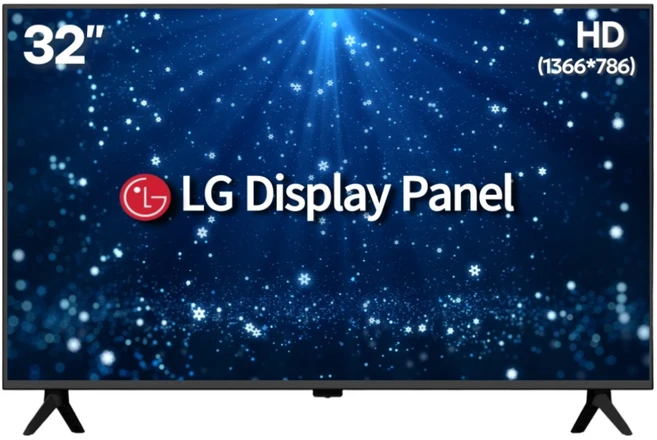 에어리브 LG IPS 정품패널 32인치 LED HD TV, XP32H, 고객직접설치, 스탠드형, 81cm(32인치)