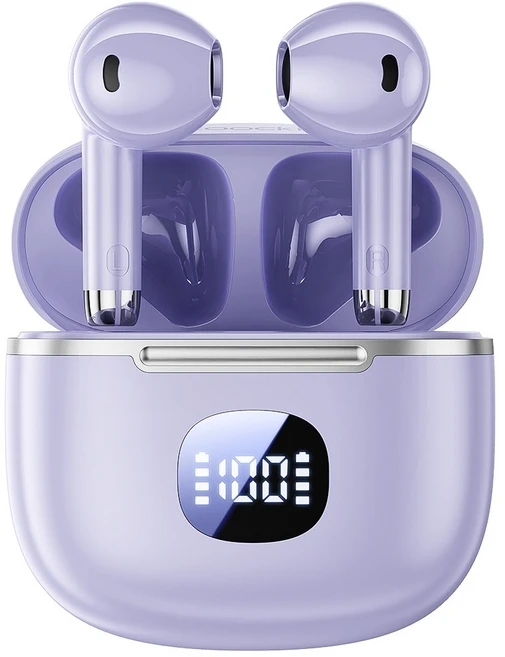 Toocki 투키 디스플레이 블루투스 5.3 오픈형 무선 이어폰, 퍼플, 060C
