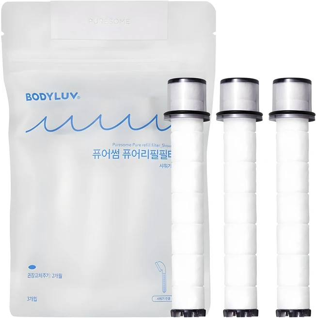 퓨어썸 샤워 전용 필터리필세트 3p, 1개