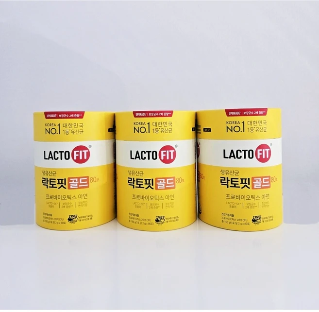 락토핏 골드 80포, 160g, 3개