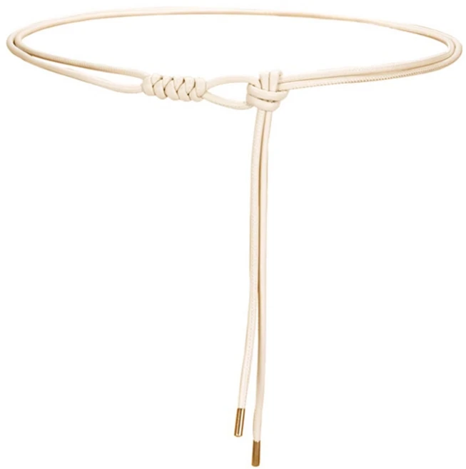 야스타 벨트899 더블 매듭 롱 끈벨트