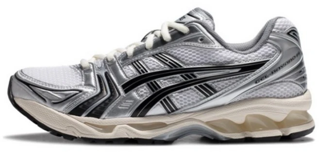 아식스 x JJJ자운드 젤 카야노 14 실버 블랙 JJJJound Gel-Kayano Silver Black 1201A457-101