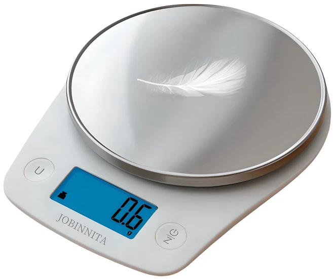 조빈니타 초정밀 0.1g 측정 디지털 주방 저울, TCD-01K, 화이트, 1kg