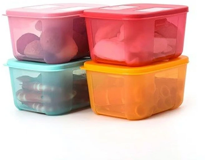 타파 사각용기 밀폐용기 냉장고 냉동냉장용기 700ml, 1세트, 4개