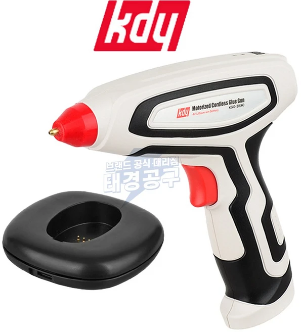 케이디와이 자동타입 충전 글루건 DC3.6V 20W KGG-20(M), 단품, 1개