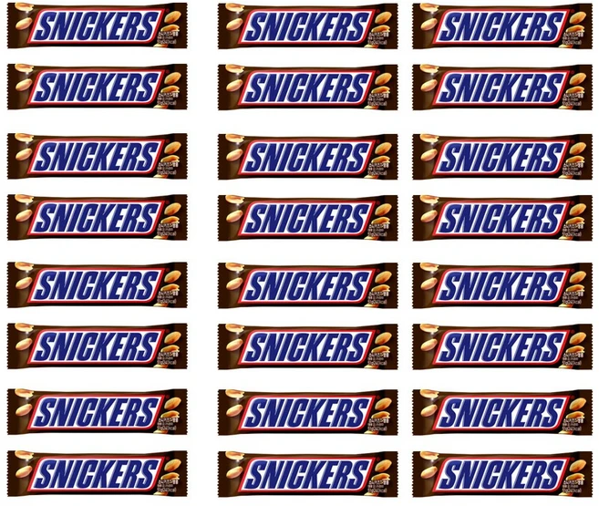 스니커즈 피넛 싱글 초코바, 51g, 24개