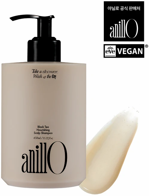 [본사직영]아닐로 블랙티 너리싱 두피 샴푸 탈모케어예방, 1개, 450ml