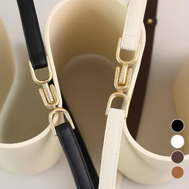 [당일발송] (1+1) 메이드바이 여성 가죽 벨트 원피스 정장 슬림