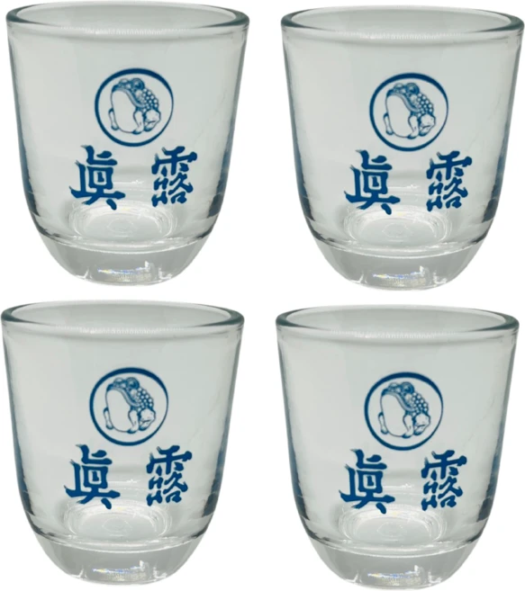 진로이즈백 소주잔, 혼합색상, 4개