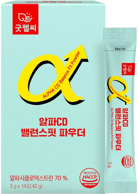 굿헬씨 알파CD 밸런스핏 파우더 14포, 1개, 42g