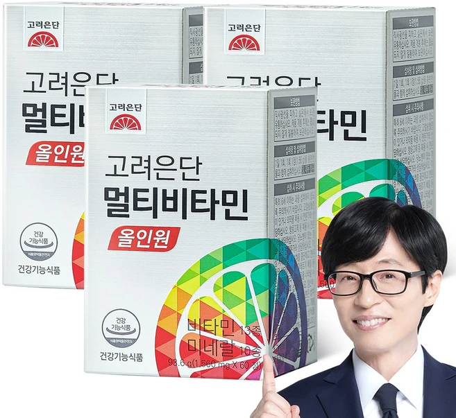 고려은단 멀티비타민 올인원, 60정, 3개