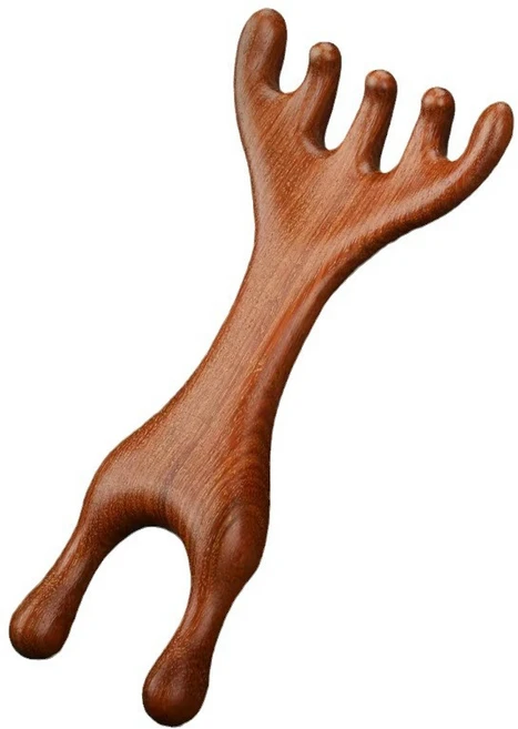 괄루미 양면 멀티 두피 괄사 마사지기, 1개