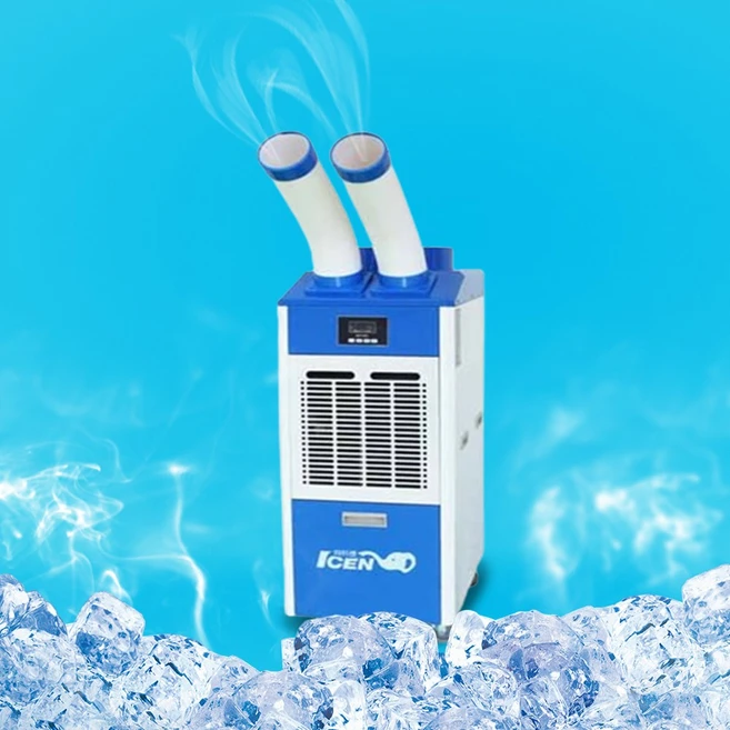 산업용 에어컨 이동식 실외기없는 창고 공장 야외 주방 코끼리 업소용 1구 2구 3구, WPC-1700(5평)