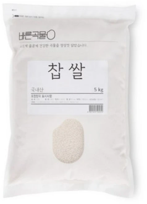 두보식품 바른곡물 국산 찹쌀, 1개, 5kg