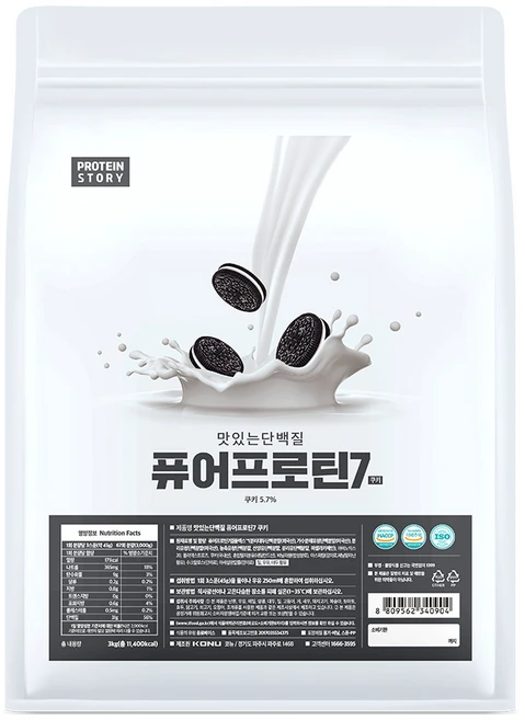 프로틴스토리 맛있는 단백질 퓨어프로틴7, 3kg, 1개