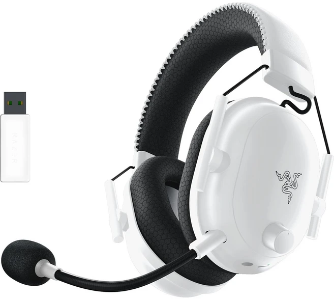 레이저 BlackShark V2 Pro 무선 헤드셋 벌크, 화이트, RC30-0205