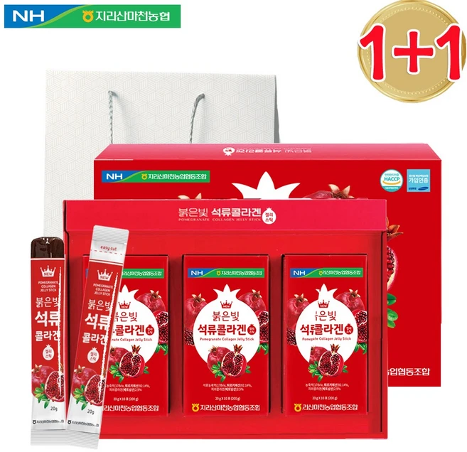 농협 석류콜라겐젤리스틱 (20gx10포)x6박스 히알루론산 엘라스틴 함유, 20g, 6개