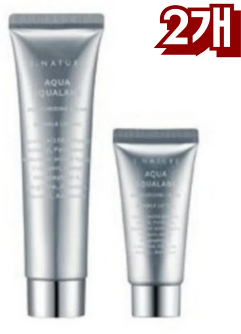 에스네이처 아쿠아 스쿠알란 수분크림, 90ml, 2개