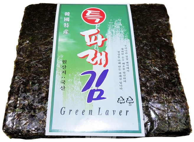 부드러운 햇 파래김, 1개, 160g