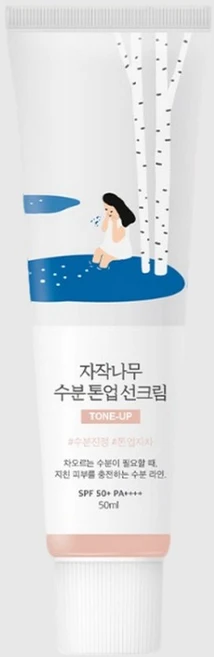라운드랩 자작나무 수분톤업 선크림 50ml, 1개