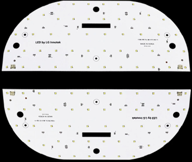 로그인디지털 국산 LED모듈 원형방등 44W 380x185mm 기판 2개 안정기 SET, 1세트, 주광색