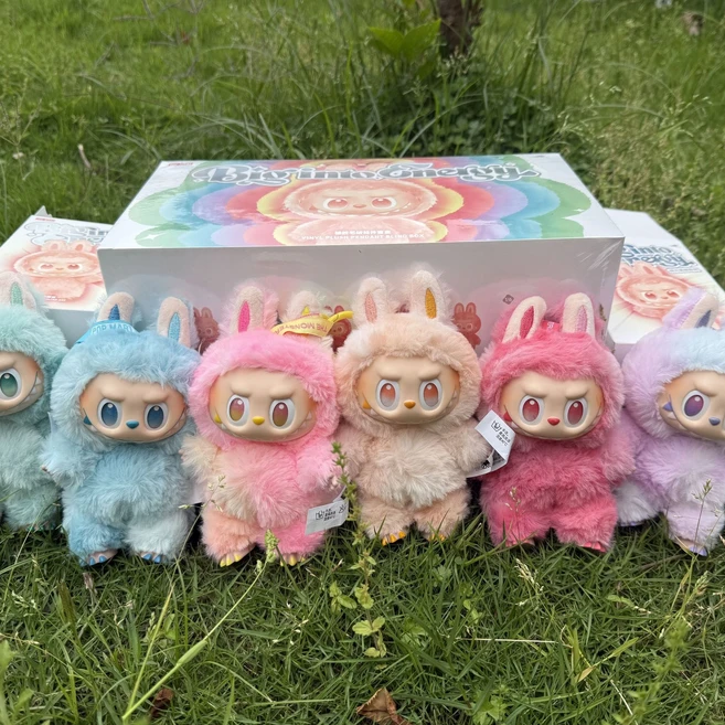 NEW SALE 팝마트/키링/라부부키링/팝마트코리아/선물/피규어/장난감/랜덤 세트 labubu/에나멜/3세대 라부브/팝마트/삼대용 법랑/보풀/피규어/액세서리/귀요미인형/라부클, 광저우 삼세대 3.0(단자 상자) 6개 세트 중복 없음, 1개