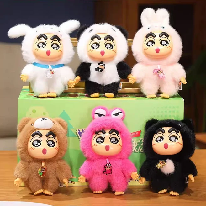 짱구 라부부 키링 인형 굿즈 정품 피규어 랜덤 파는곳 POPMART, 1개