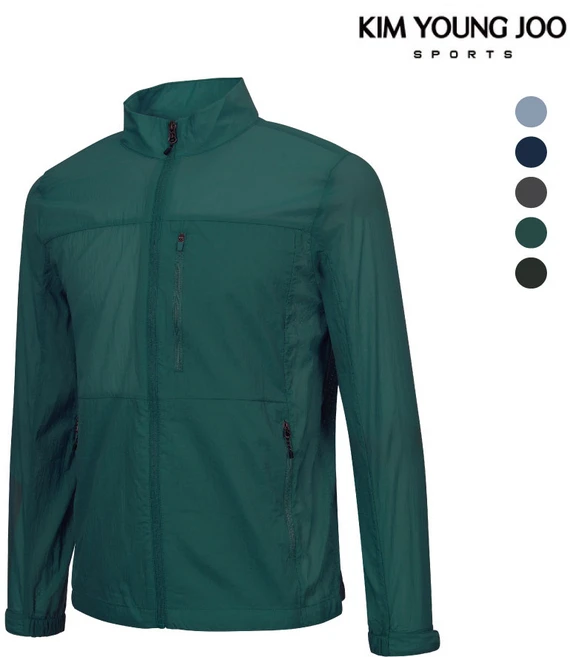 김영주스포츠 에어브리즈 남성 초경량 바람막이 등산 점퍼